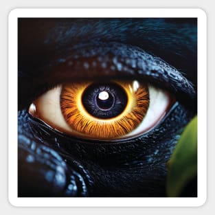 Gorilla Eye Art Sticker